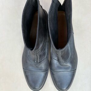 Donald J. Pliner Charcoal Leather Boots